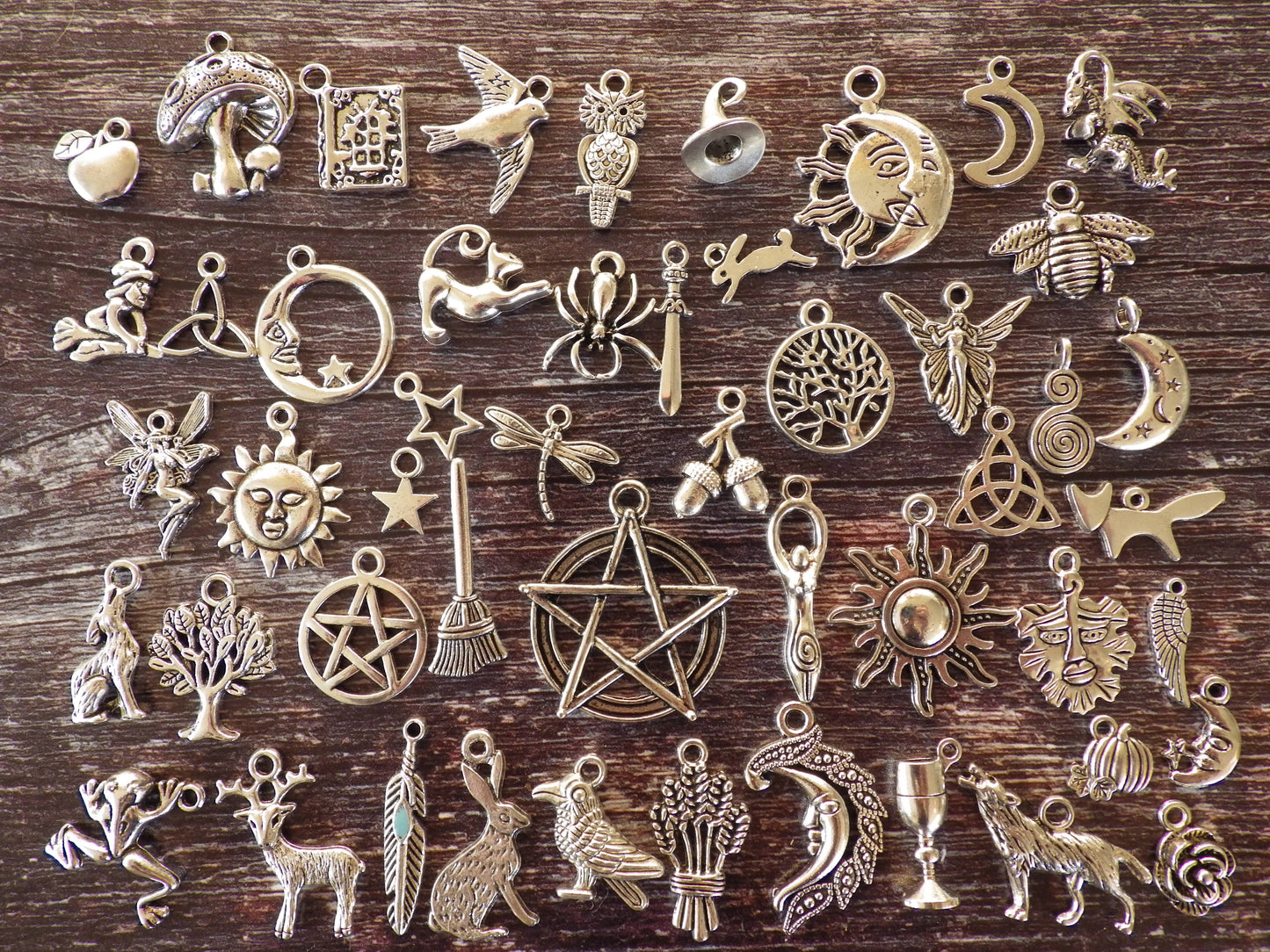 50 x Wholesale Bulk Pagan Charms Pendants