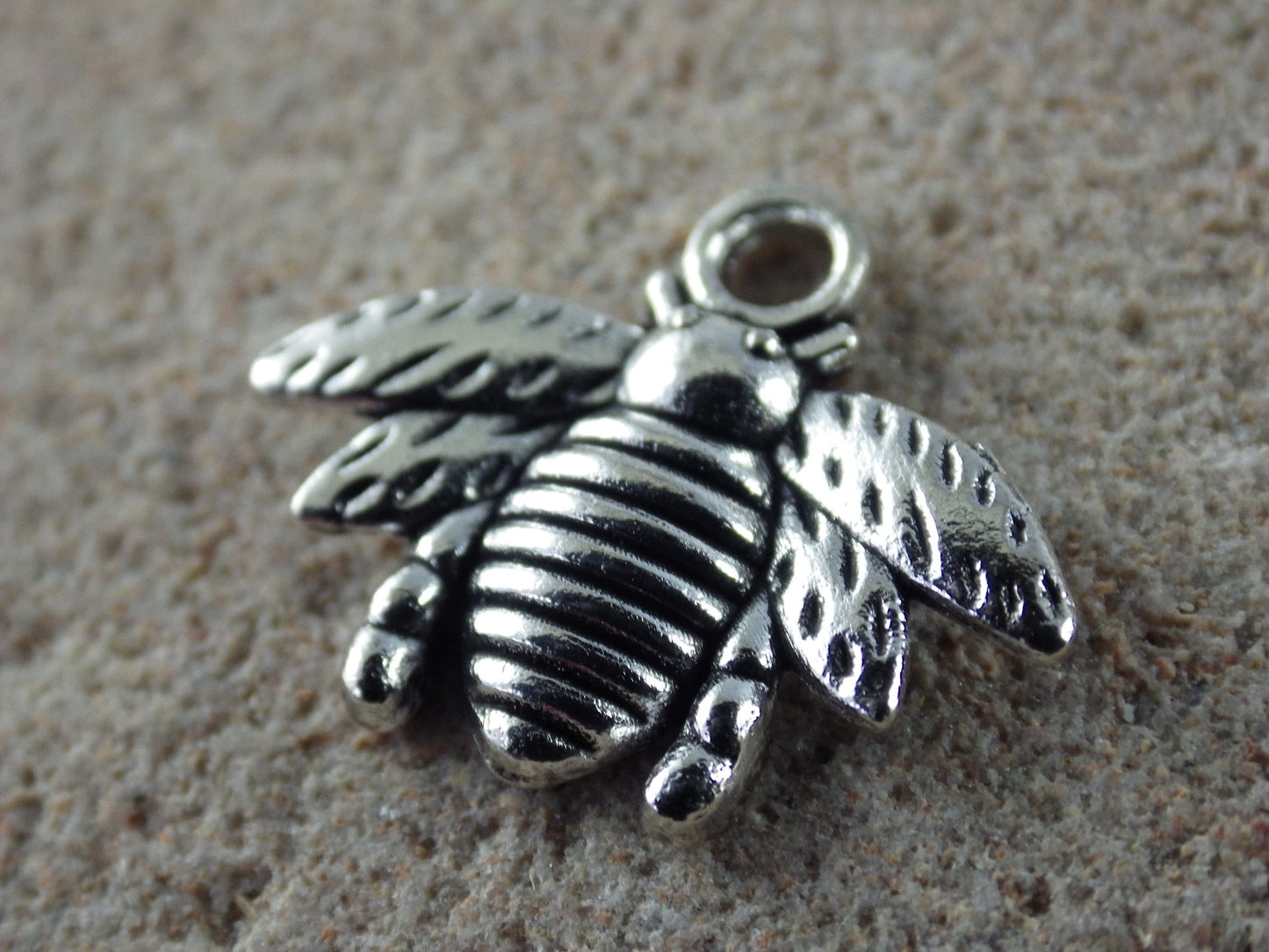 12 x Bird, Butterfly & Insect Charms Pendants, Silver Swallow Owl Crow Raven Bee Dragonfly Nature Charms, Jewellery Making Supplies UK