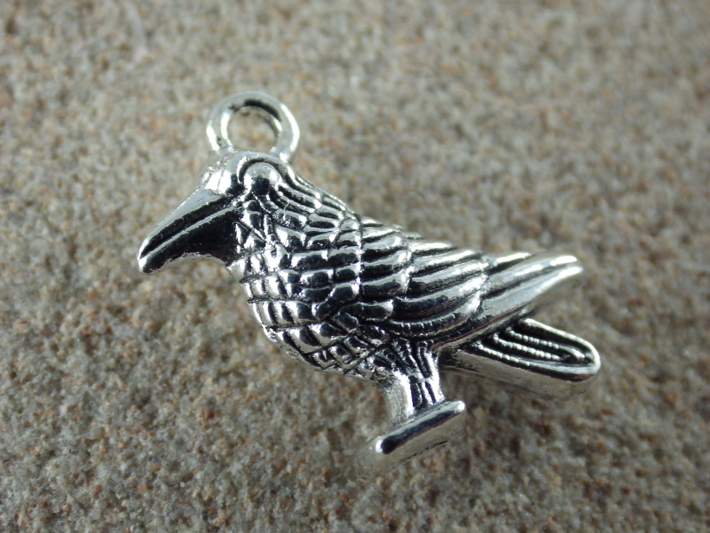 12 x Bird, Butterfly & Insect Charms Pendants, Silver Swallow Owl Crow Raven Bee Dragonfly Nature Charms, Jewellery Making Supplies UK