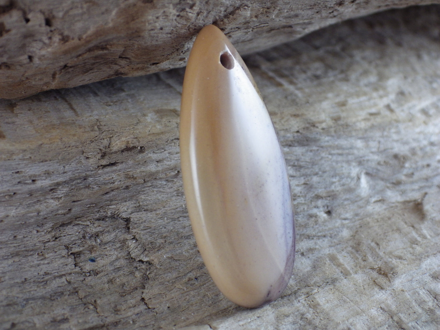 Mookaite Jasper Semi Precious Gemstone Pendant 35x15mm, Designer's Loose Stone, Top Drilled Teardrop, Jewelry Making Supplies K7