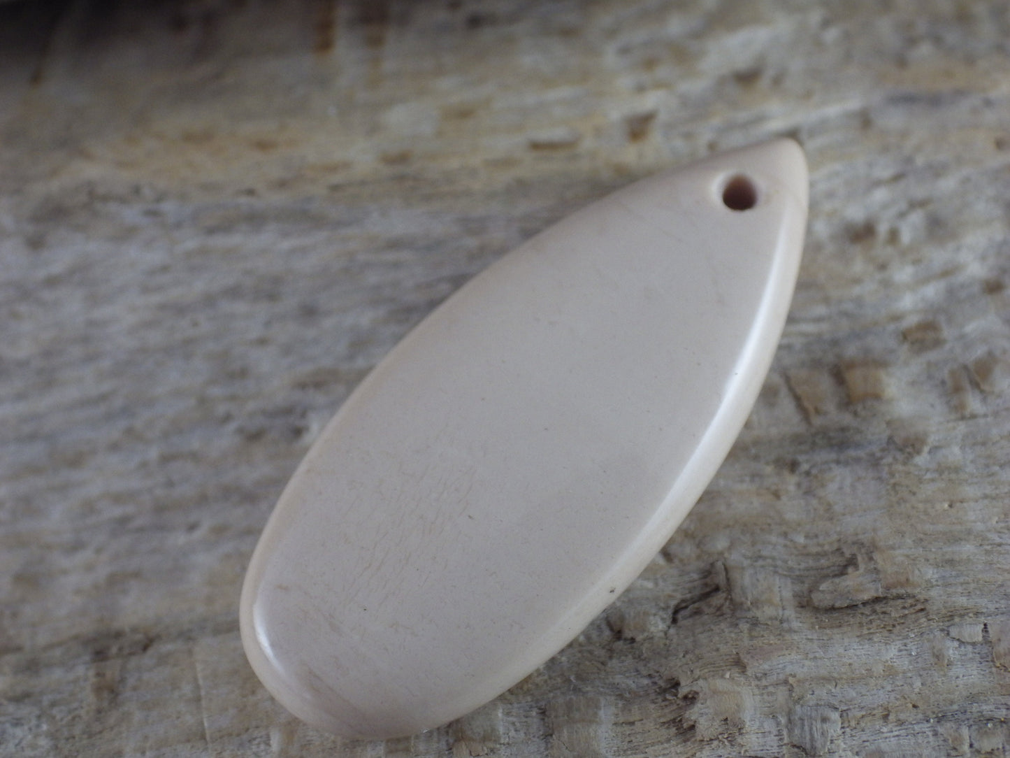 Yellow Mookaite Jasper Teardrop Pendant, 35x15mm Semi Precious Gemstone, Top Drilled Loose Stone Bead, Jewelry Making Supplies #01