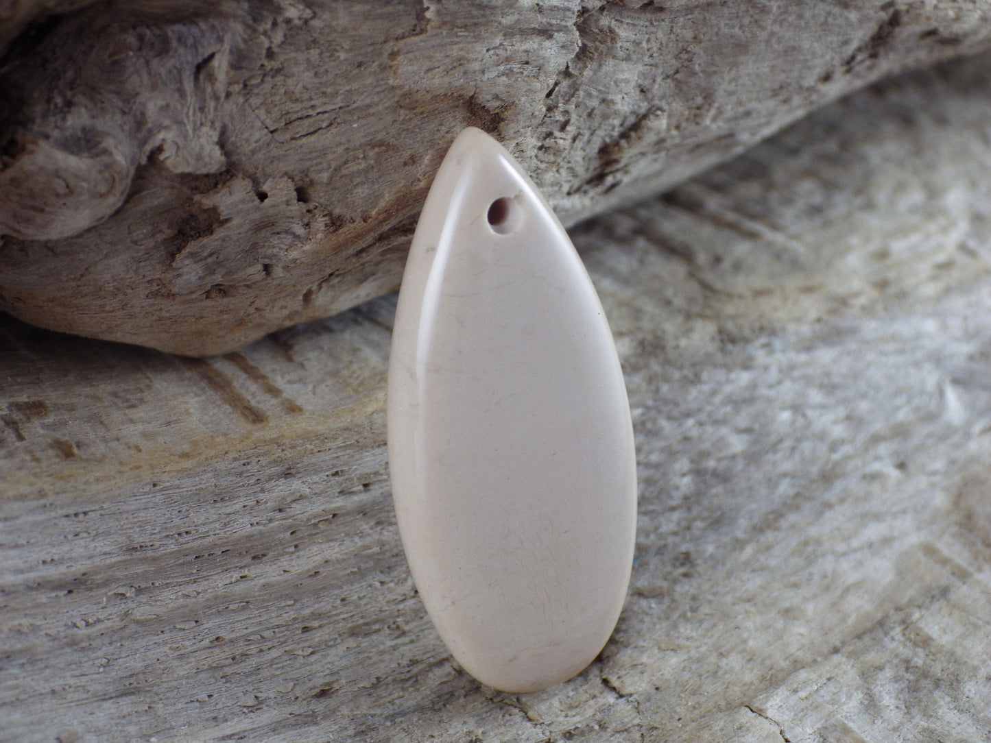 Yellow Mookaite Jasper Teardrop Pendant, 35x15mm Semi Precious Gemstone, Top Drilled Loose Stone Bead, Jewelry Making Supplies #01