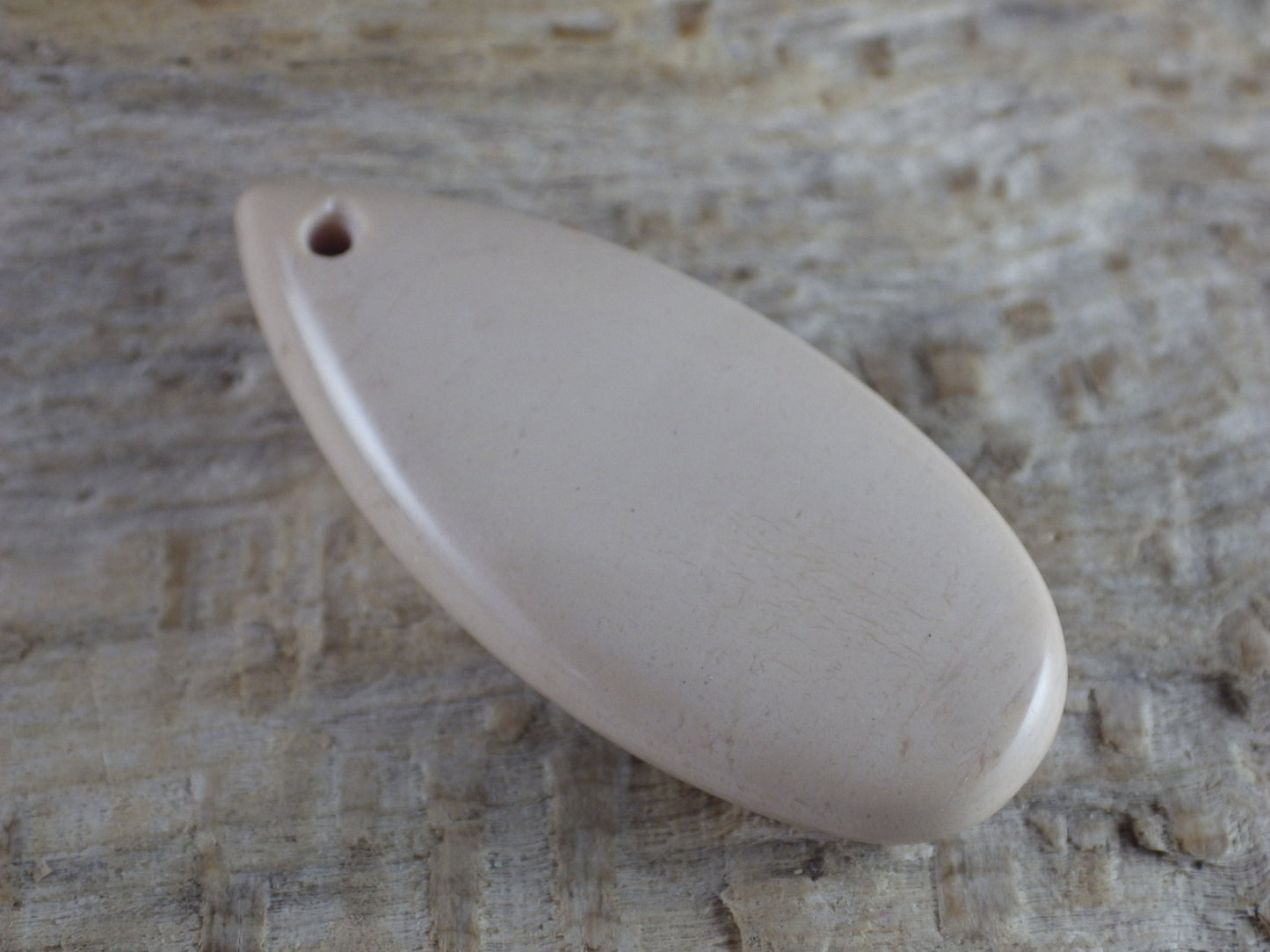 Yellow Mookaite Jasper Teardrop Pendant, 35x15mm Semi Precious Gemstone, Top Drilled Loose Stone Bead, Jewelry Making Supplies #01