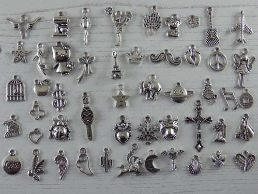 50 Wholesale Mixed Charms