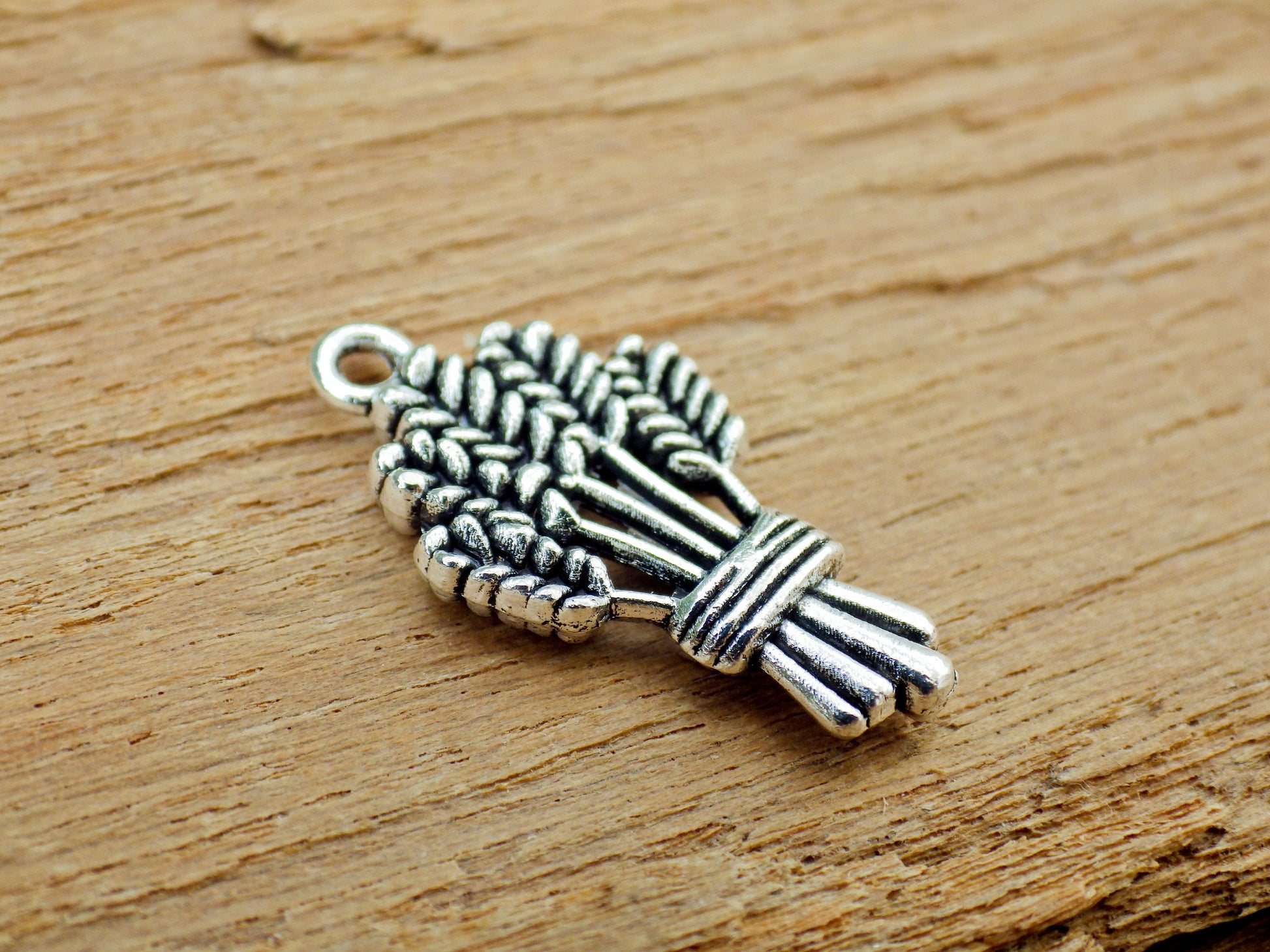 10x Nature Pagan Wiccan Charms Pendants, Silver Earring Bracelet Charms, Woodland Forest Green Man Hare, Jewellery Making Supplies UK