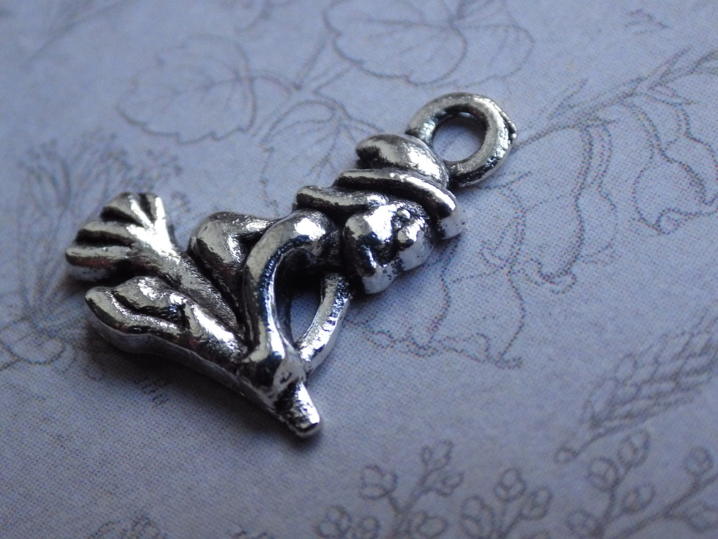 16 x Mixed Pagan Charms, Wiccan Silver Charms Set, Pendants, Pentagram Moon Goddess Hare Raven, Jewelry Making Supplies, UK Seller