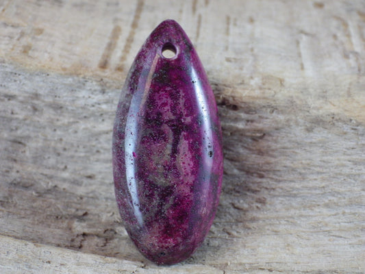 Mookaite Jasper Teardrop Pendant 35x15mm A8