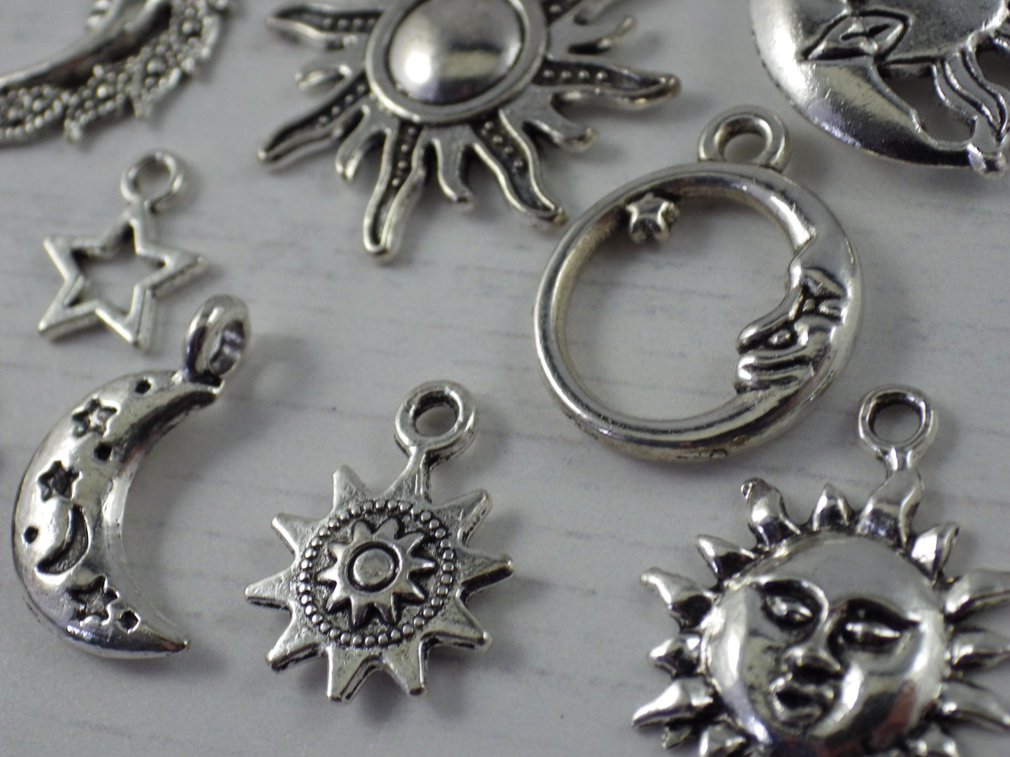 55 x Gold Celestial Charms
