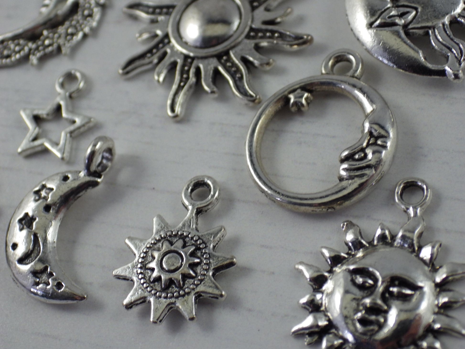55 x Gold Celestial Charms