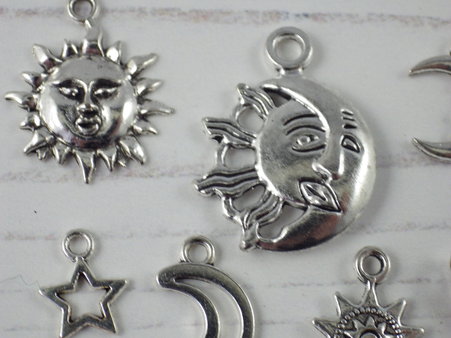 55 x Gold Celestial Charms