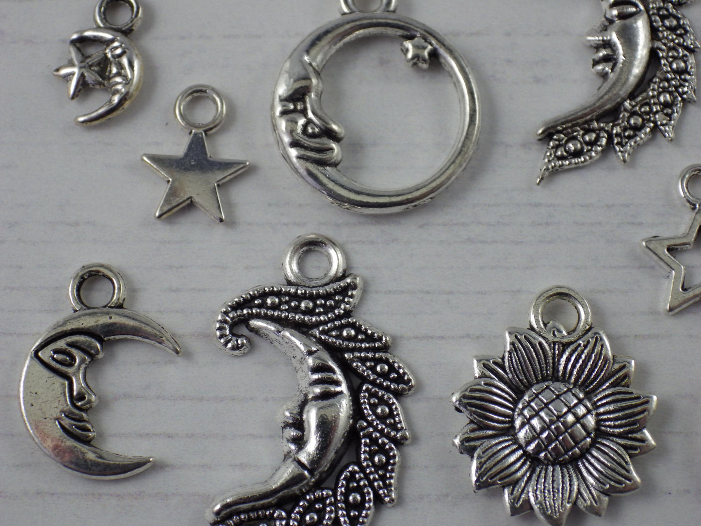 55 x Gold Celestial Charms