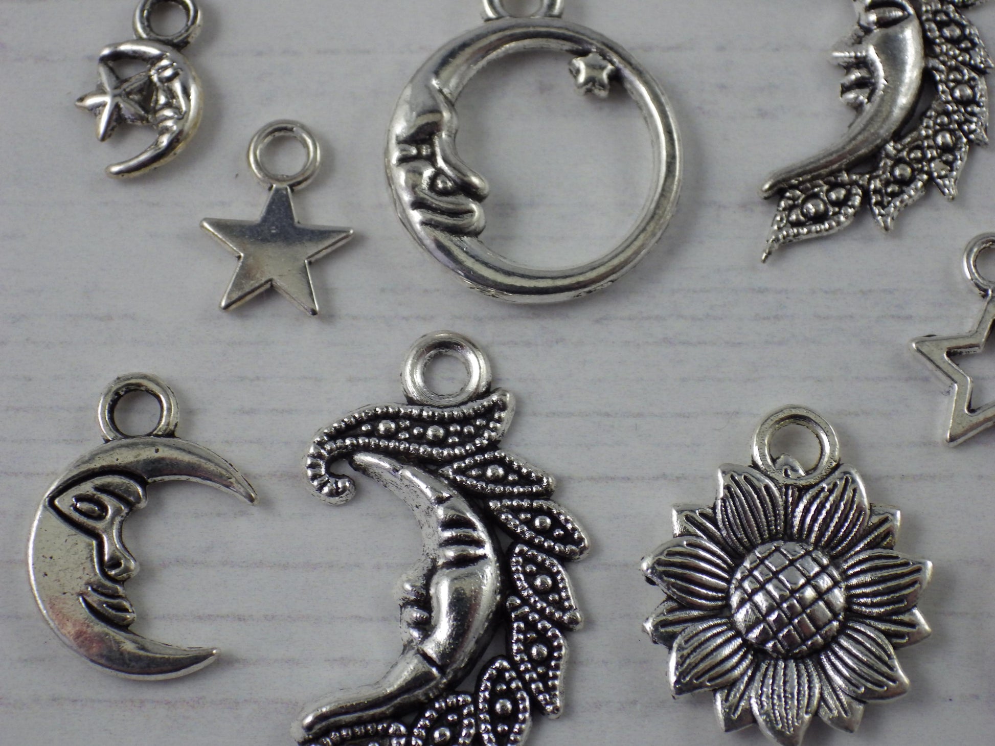 55 x Gold Celestial Charms