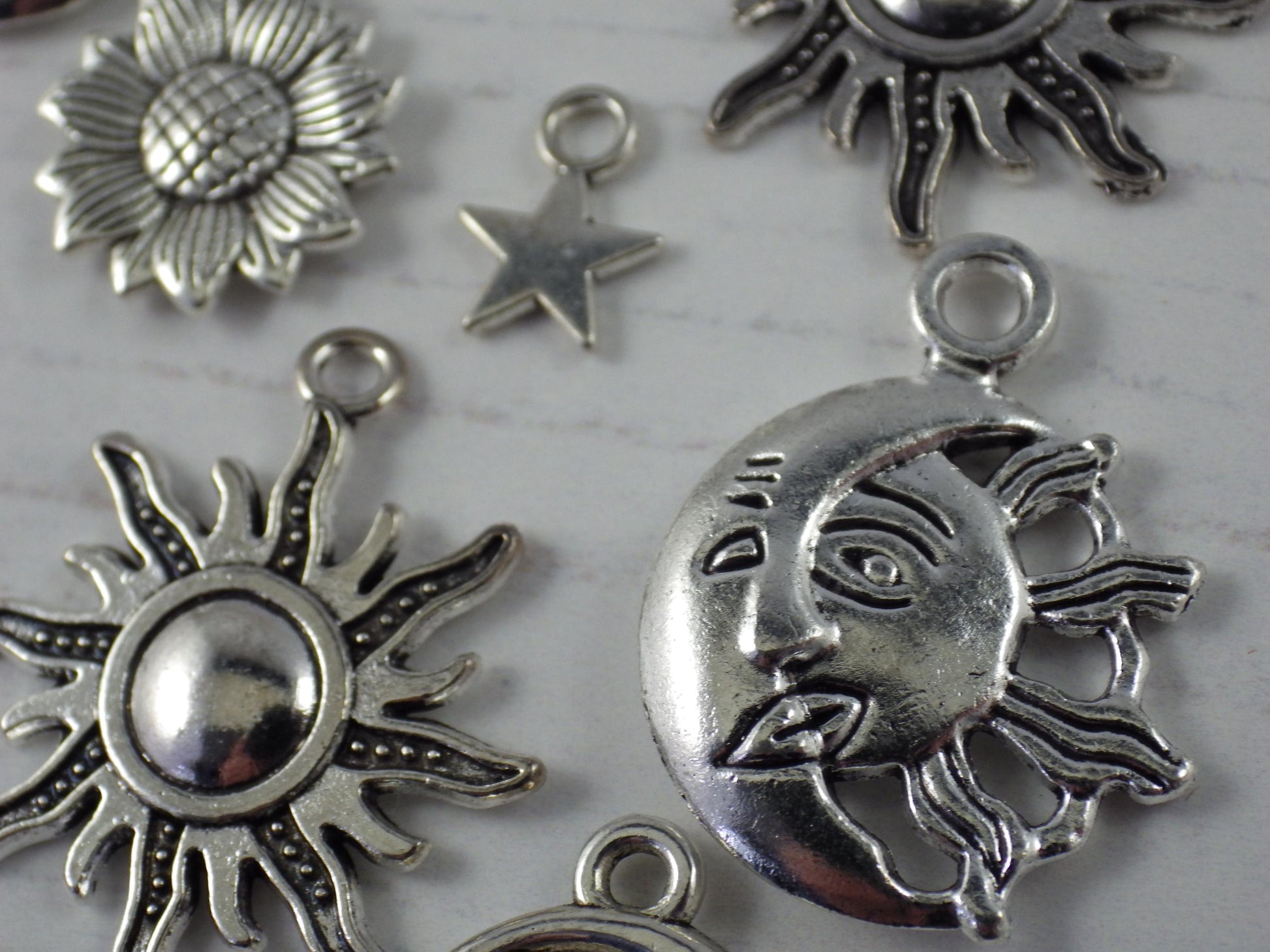 55 x Gold Celestial Charms