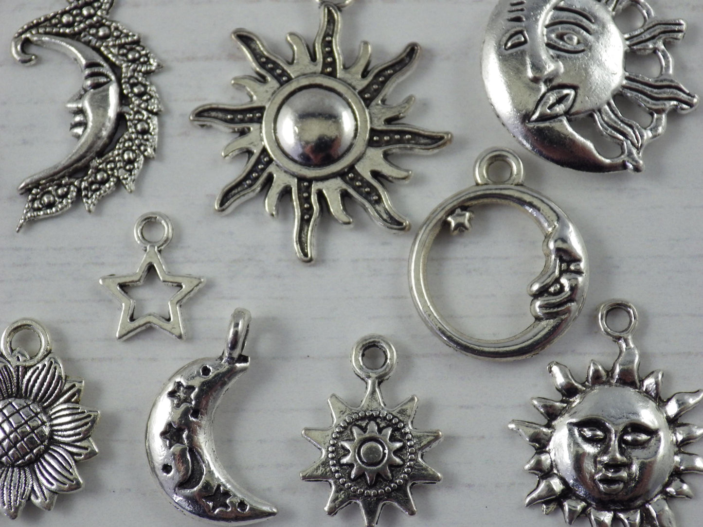 55 x Gold Celestial Charms