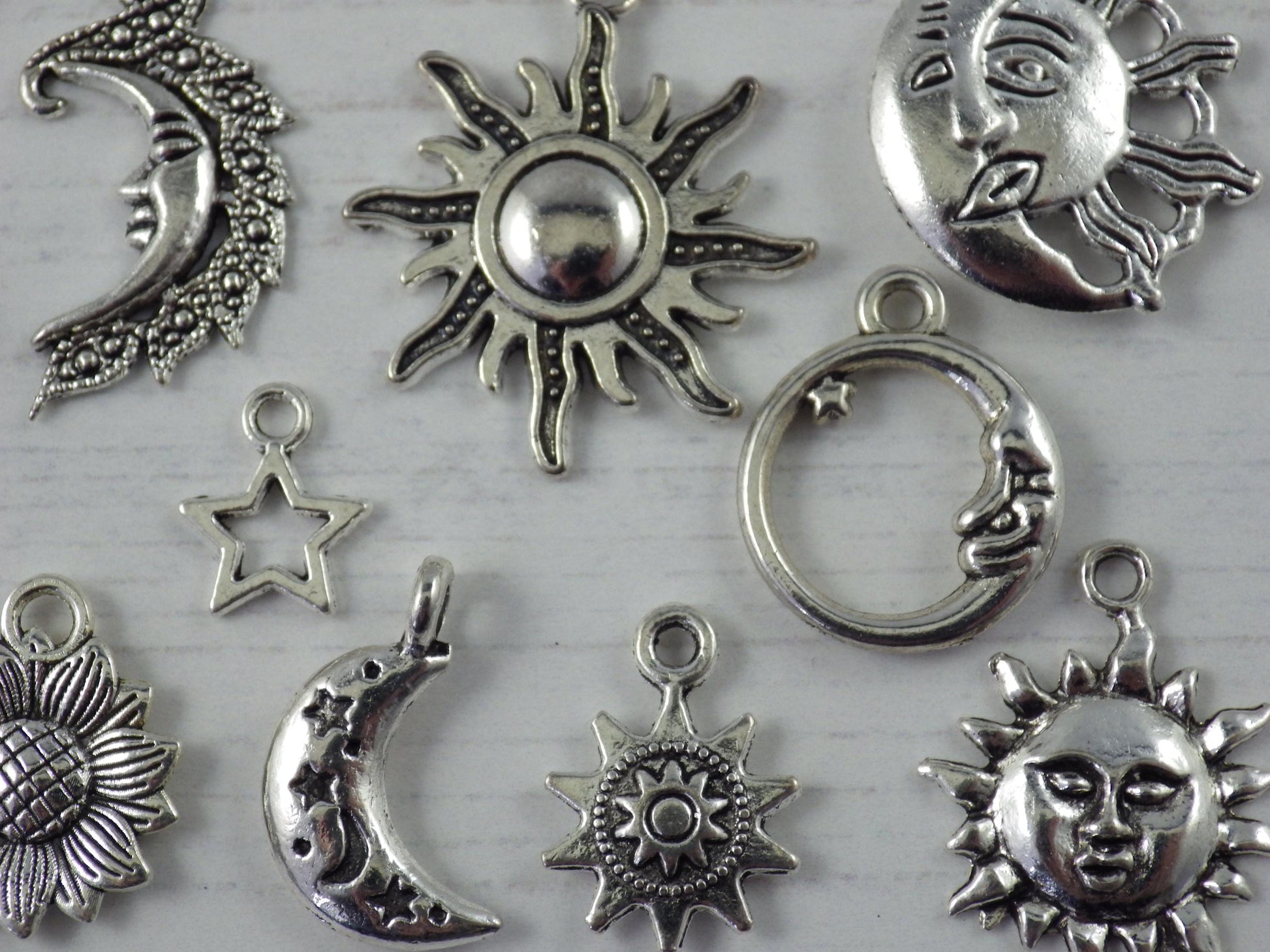 55 x Gold Celestial Charms