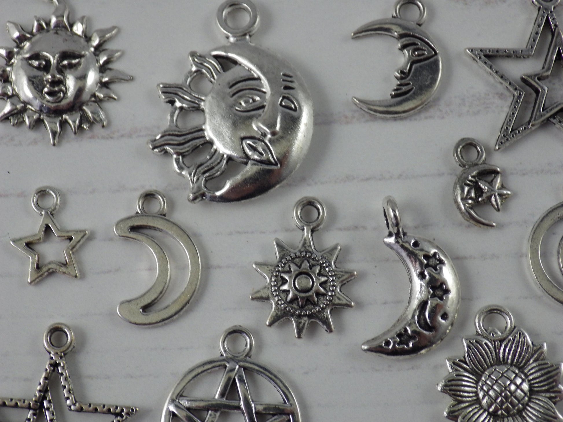 55 x Gold Celestial Charms