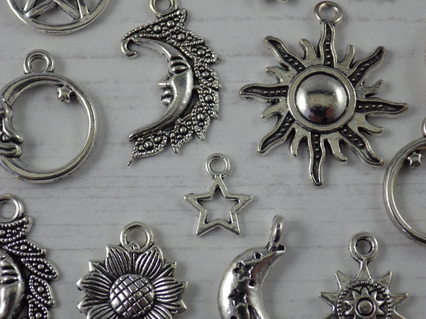 55 x Gold Celestial Charms