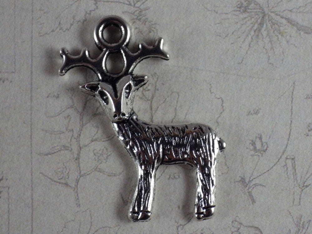 9 x Magical Forest Charms Pendants, Wiccan Pagan Bracelet Charms, Silver 3D Woodland Animal Necklace Pendants, Casting, Jewelry Making UK