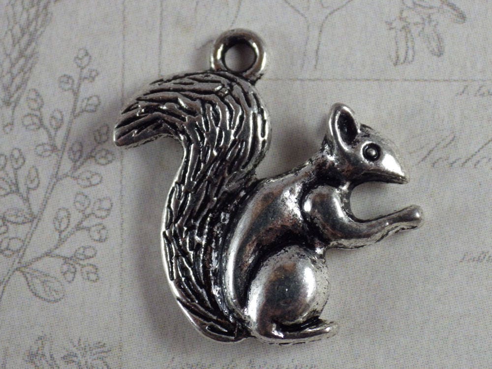 9 x Magical Forest Charms Pendants, Wiccan Pagan Bracelet Charms, Silver 3D Woodland Animal Necklace Pendants, Casting, Jewelry Making UK