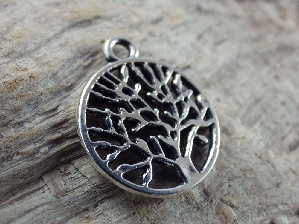 20 x Mixed Pagan Charms Pendants, Silver Wicca Wiccan Gothic Charms Set, Pentagram Goddess Hare Raven Celtic Knot Tree, UK #F