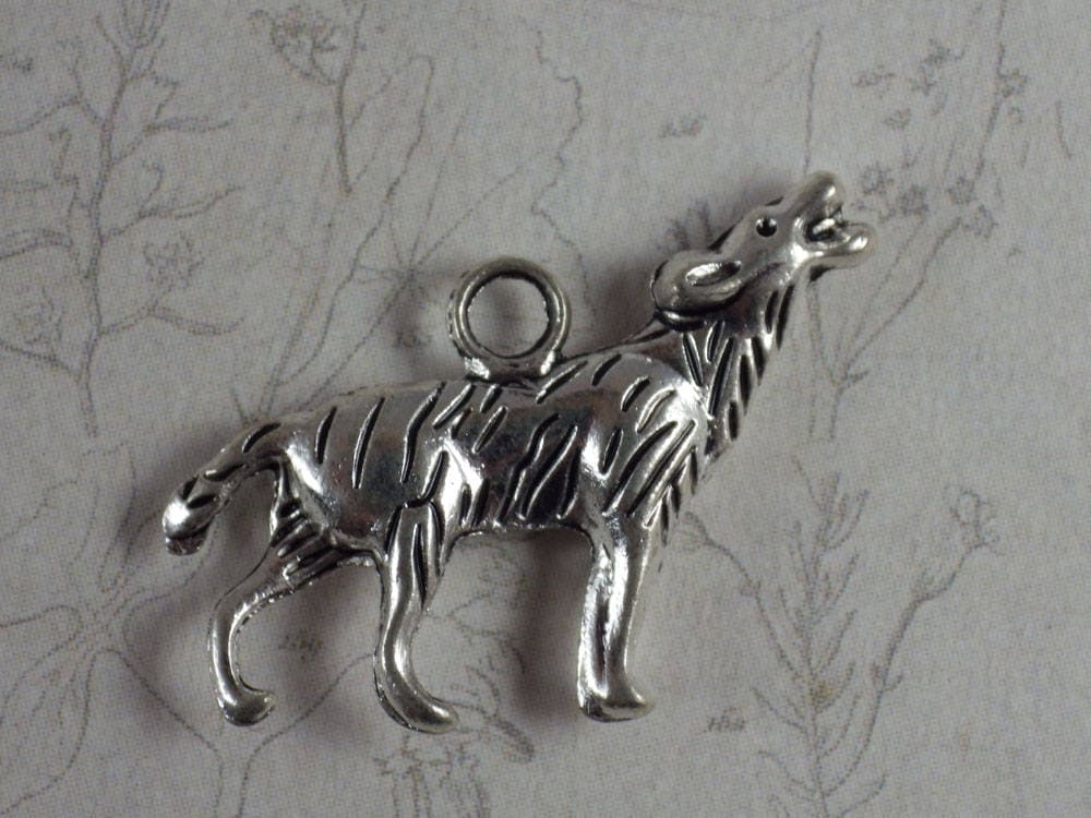 18 x Fairy Tale & Fantasy Mixed 3D Charms Set, Silver Pendants, Bulk Bracelet Charms, Witch Cauldron Fairy Wolf Dragon, UK