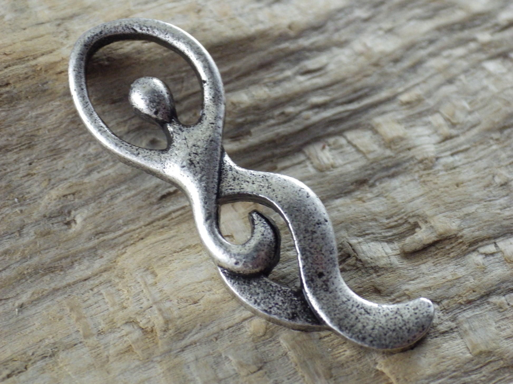 Wiccan Goddess Pendant, 35x11mm, Antique Silver Pagan Goddess Charm, Jewellery Making Supplies, UK Seller
