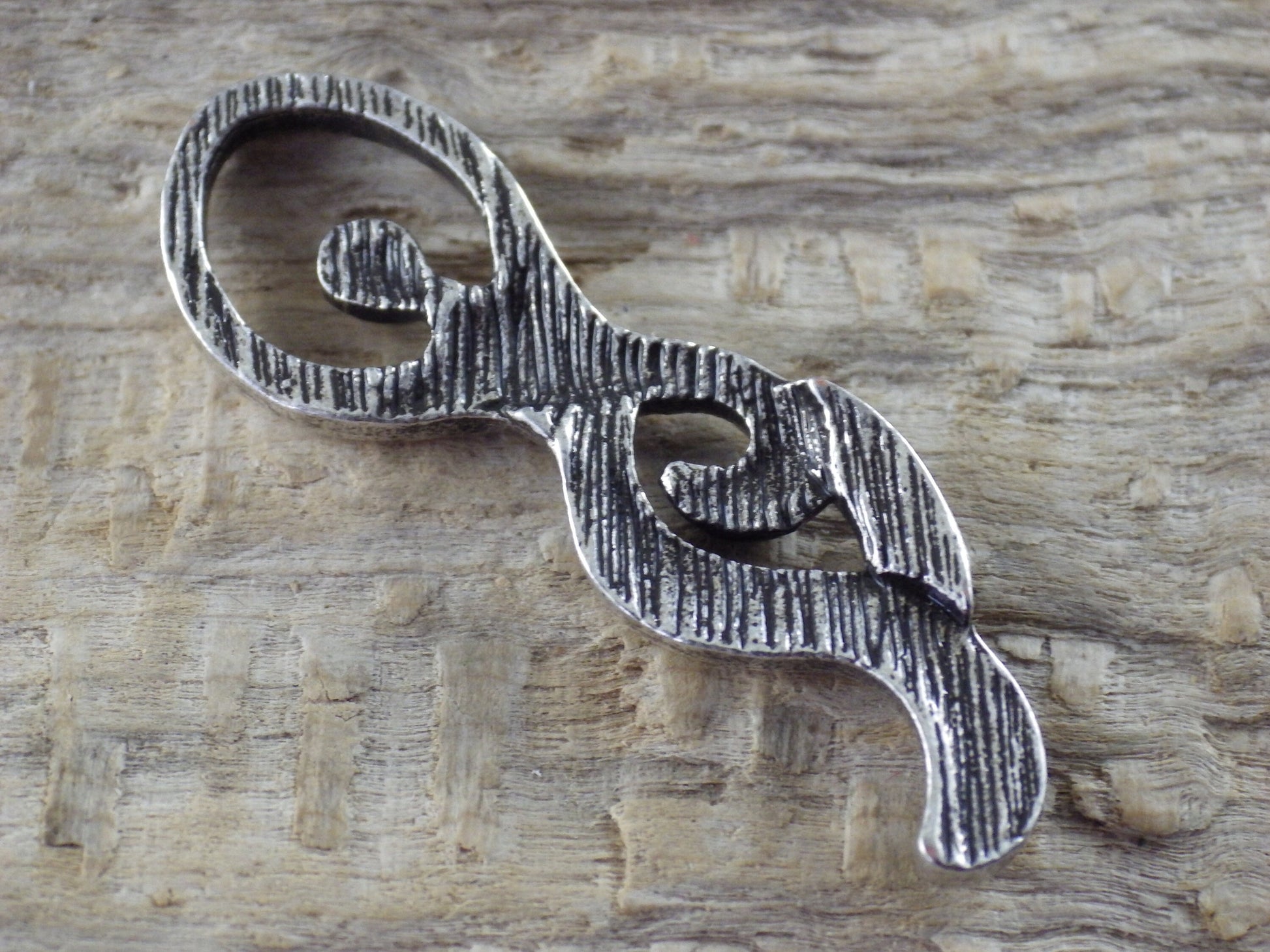 Wiccan Goddess Pendant, 35x11mm, Antique Silver Pagan Goddess Charm, Jewellery Making Supplies, UK Seller