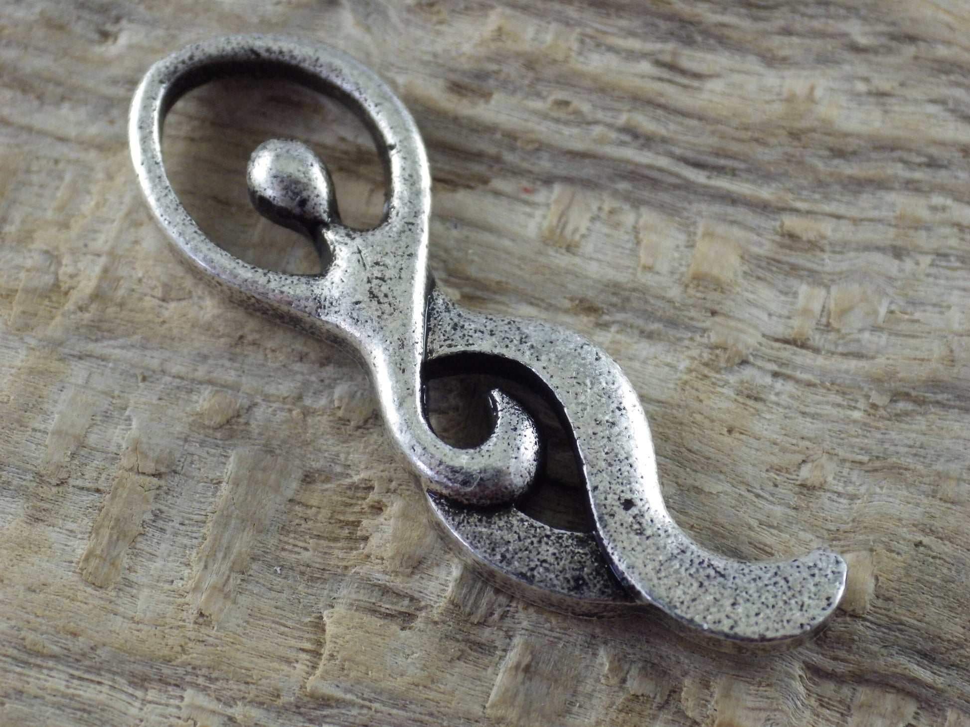 Wiccan Goddess Pendant, 35x11mm, Antique Silver Pagan Goddess Charm, Jewellery Making Supplies, UK Seller