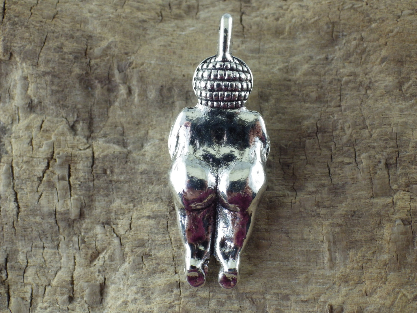 Wiccan Fertility Goddess Charm Pendant, 33x12mm, Antique Silver Pagan Goddess Charm, Jewellery Making Supplies, UK Seller