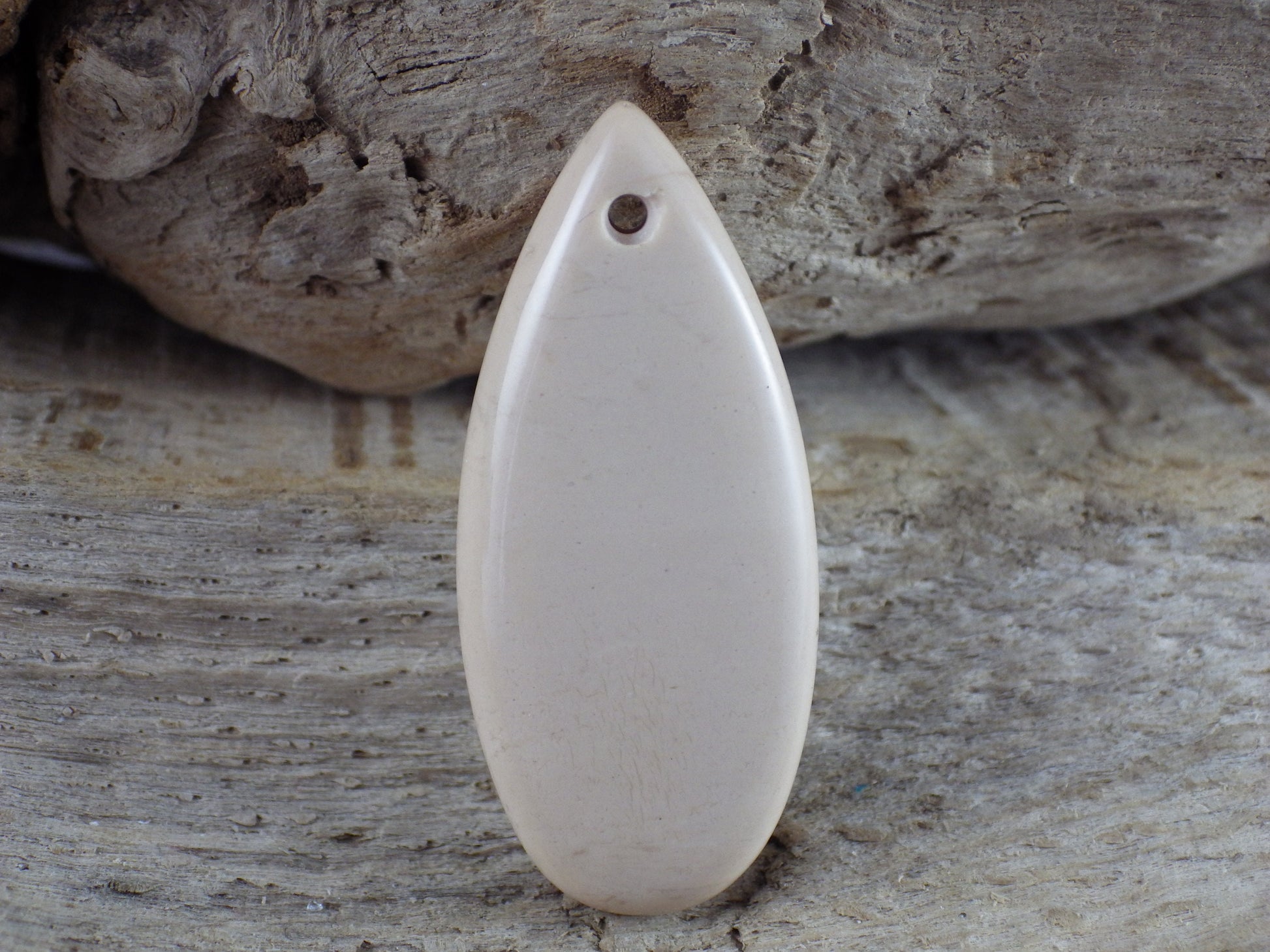 Yellow Mookaite Jasper Teardrop Pendant, 35x15mm Semi Precious Gemstone, Top Drilled Loose Stone Bead, Jewelry Making Supplies #01