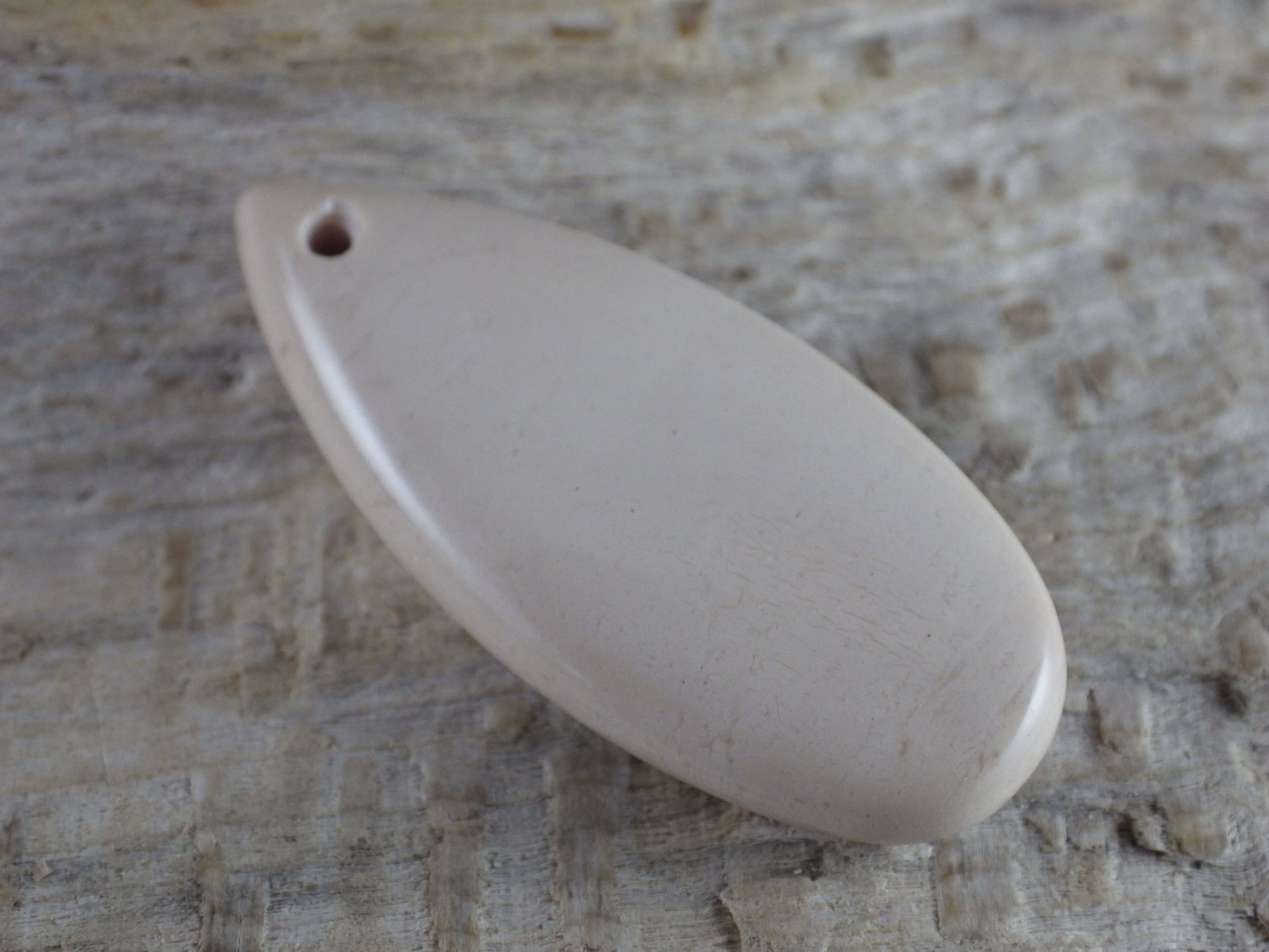 Yellow Mookaite Jasper Teardrop Pendant, 35x15mm Semi Precious Gemstone, Top Drilled Loose Stone Bead, Jewelry Making Supplies #01